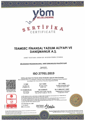 TeamSec ISO 27701 sertifikası